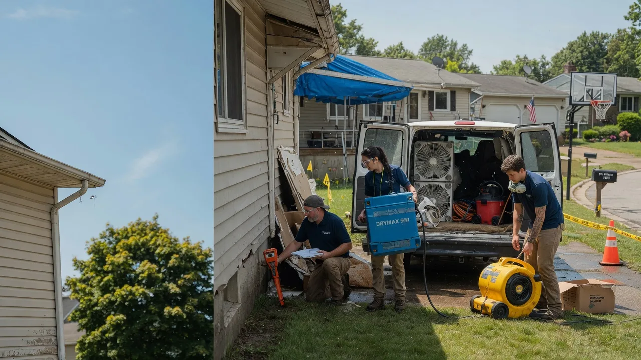 Ceiling Leak Cleanup in Chalmers, IN near me